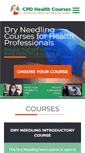 Mobile Screenshot of cpdhealthcourses.com